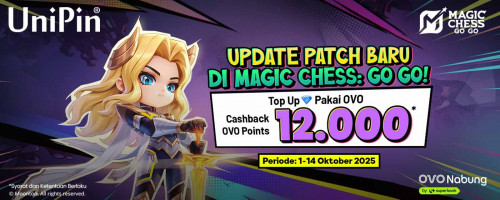 Update Patch Magic Chess: Go Go dan Dapatkan Commander Cyclops! Top Up Diamond di UniPin Pakai OVO, Cashback 12Ribu OVO Points!